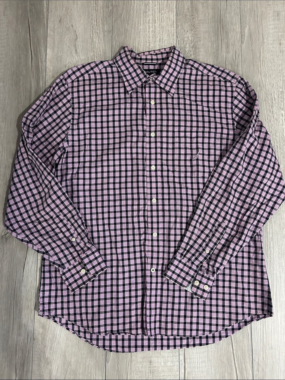 Men’s Nautica Dress Shirt Sz L